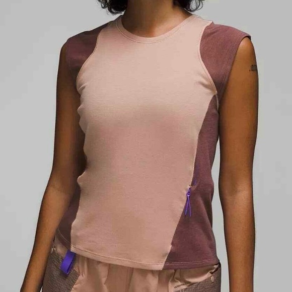 NWT Lululemon Cap Sleeve Hiking Top - Picture 2 of 11